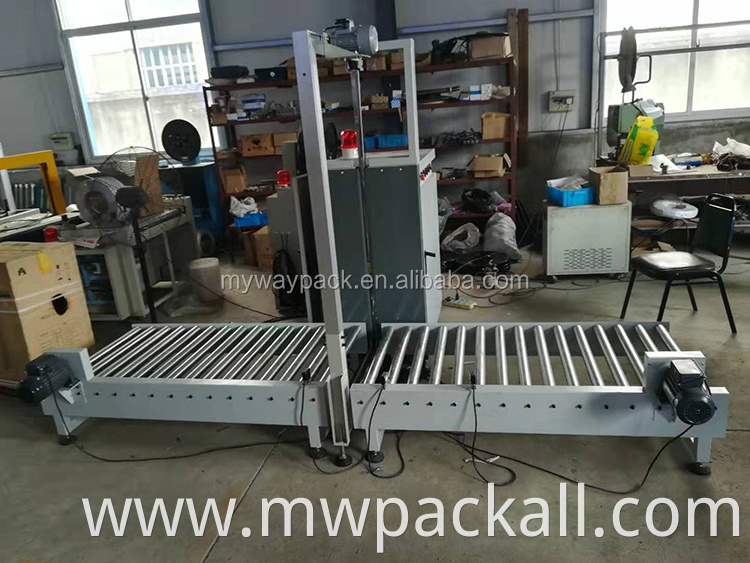 CE fully automatic side package manufacturing carton packaging machine and strapping machine